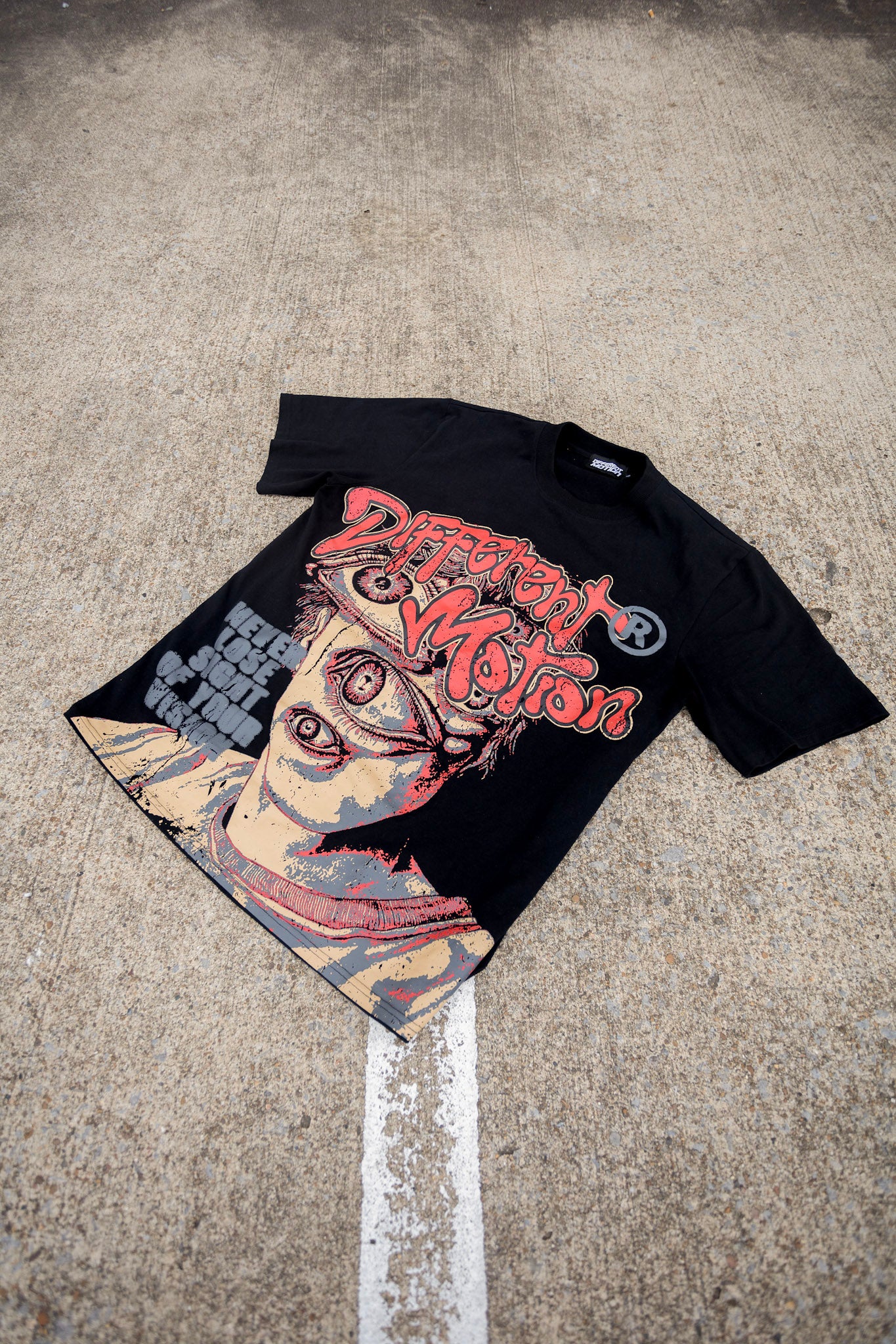 Never Lose Sight Graphic Tee Black/Red - Premium from Different Motion - Just $40! Shop now at Different Motion