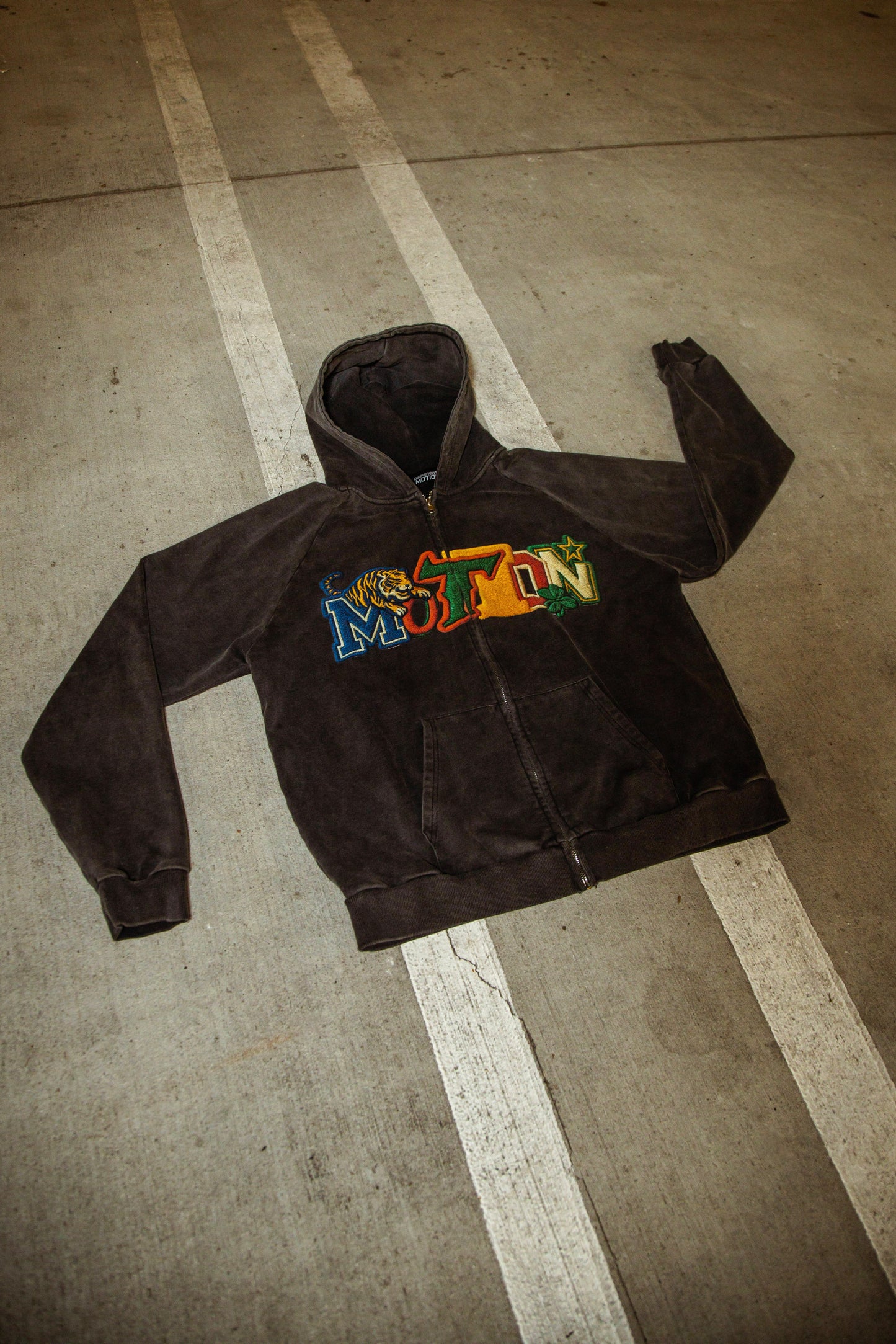 Black Motion Varisty Hoodie