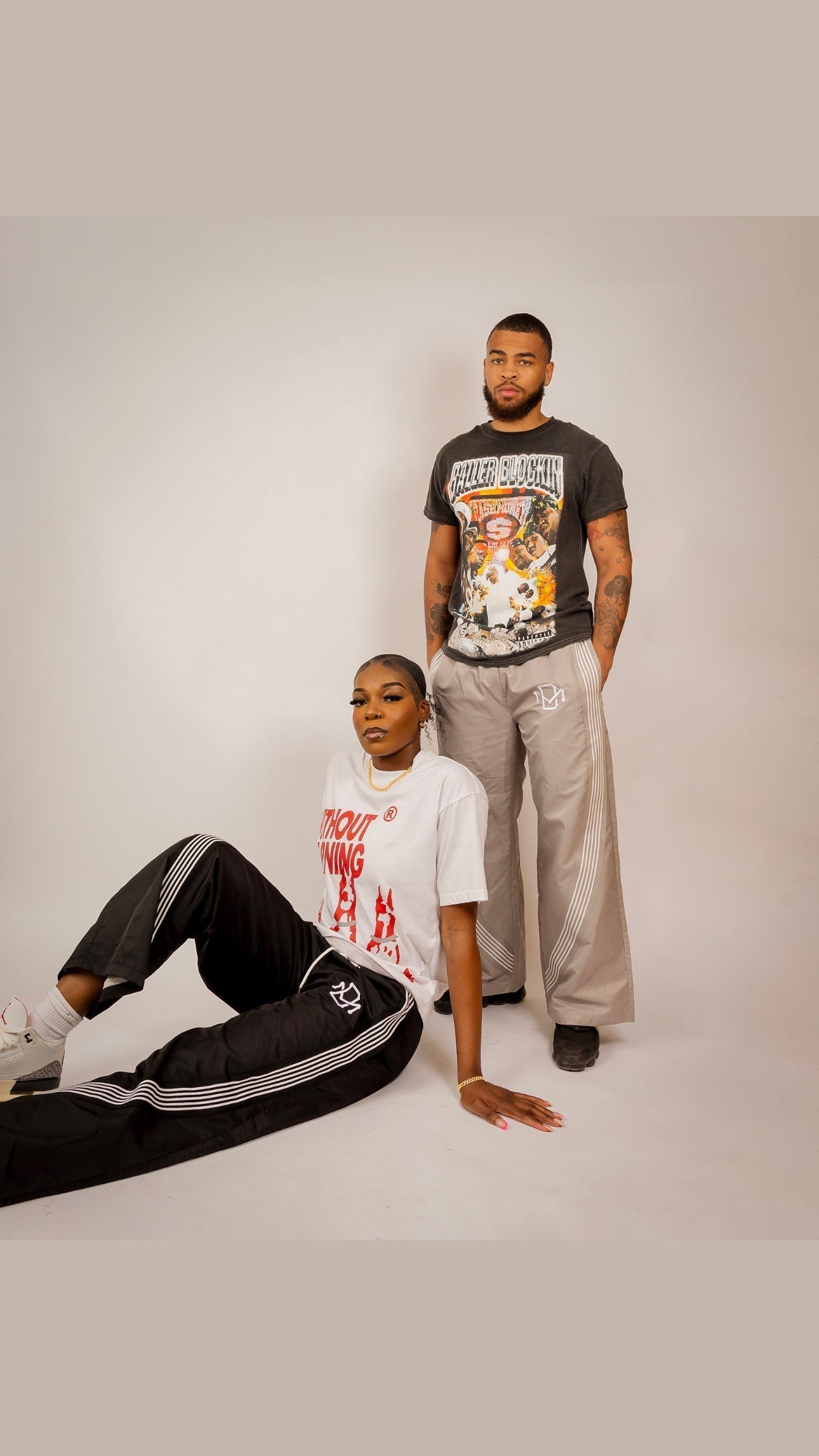 Nylon Trackpants - Premium  from Different Motion - Just $50! Shop now at Different Motion