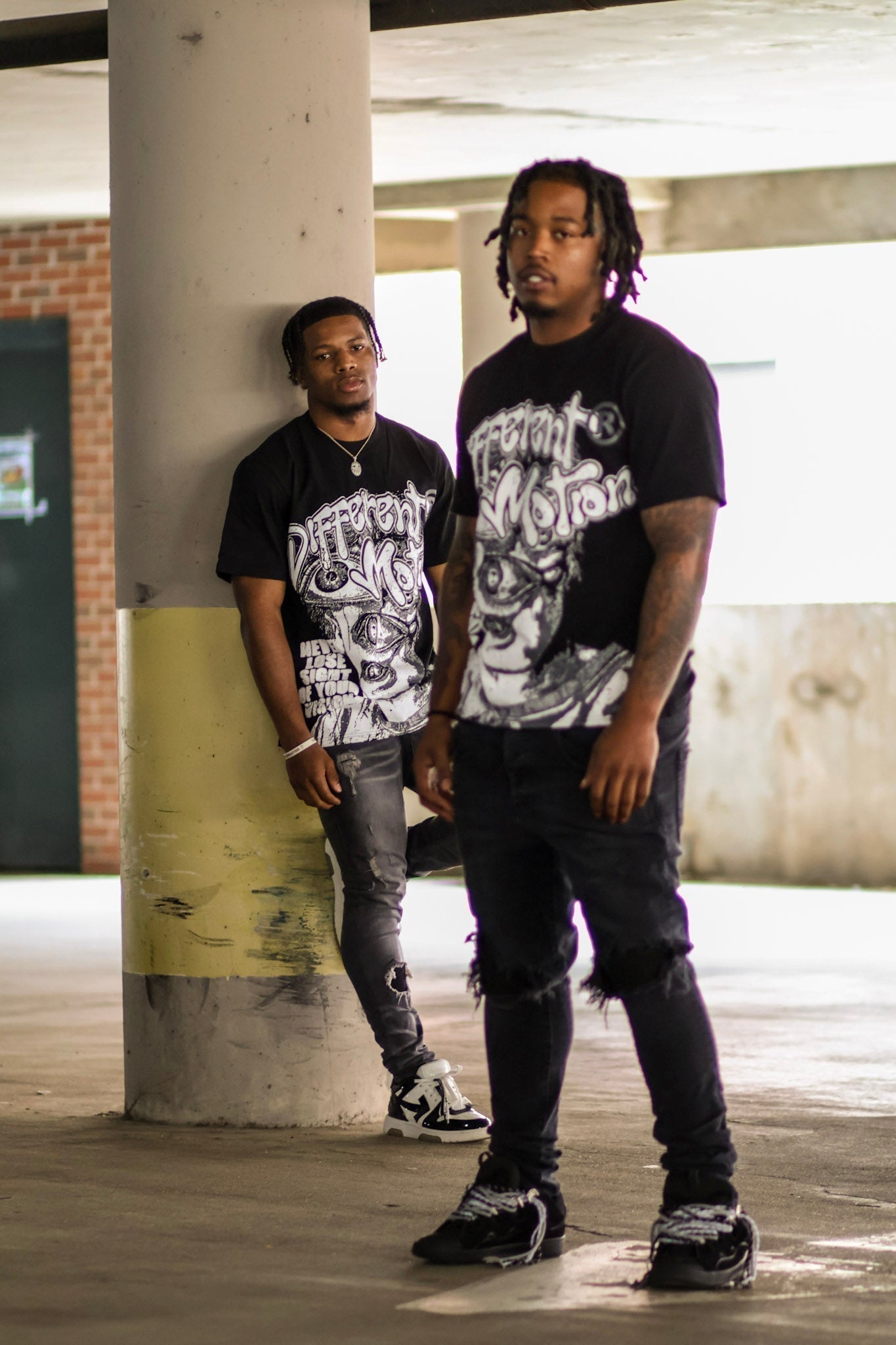 Never Lose Sight Graphic Tee Black/White - Premium  from Different Motion - Just $40! Shop now at Different Motion