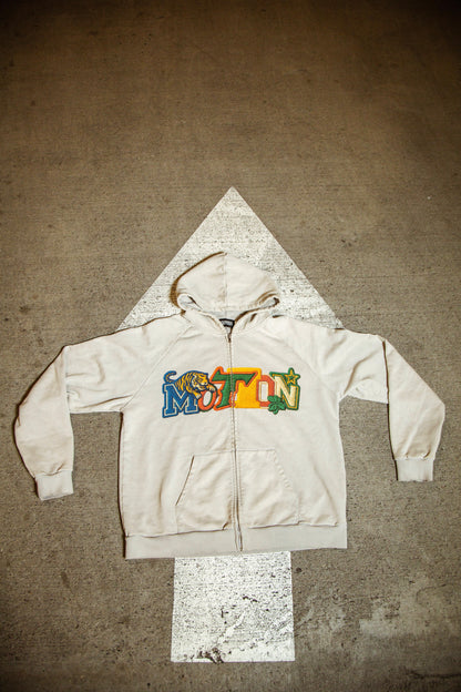 Grey Motion Varisty Hoodie