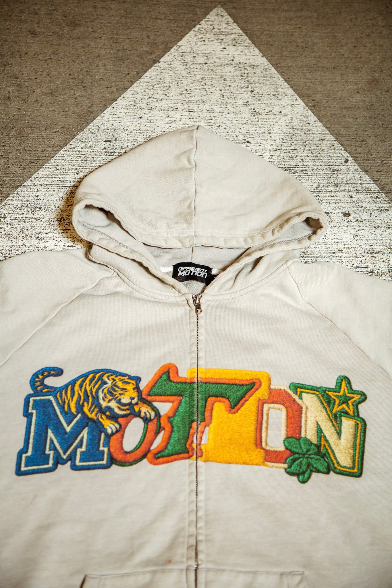 Grey Motion Varisty Hoodie