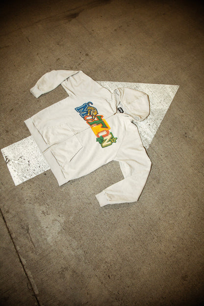 Grey Motion Varisty Hoodie