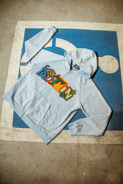Blue Motion Varisty Hoodie